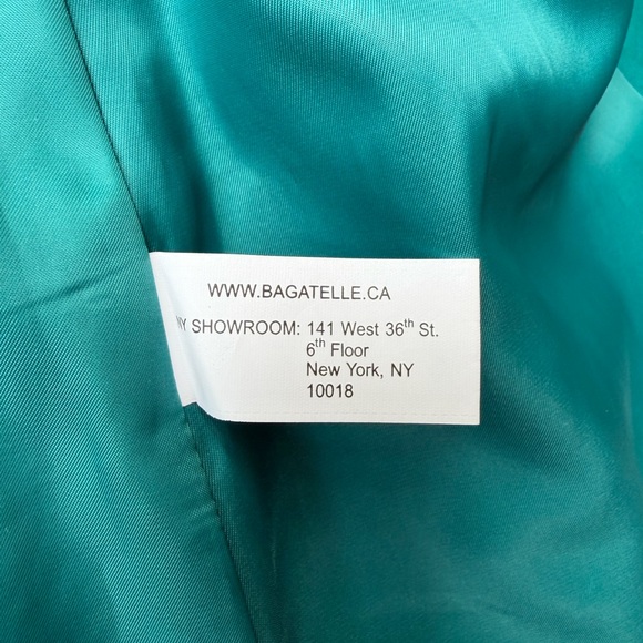 Bagatelle Women's Teal Blazer - Picture 4 of 5